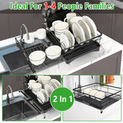 Retractable Dish Drying Rack