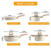 Kitchen Cookware Set Pots and Pans Set