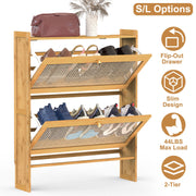 2-Tier Shoe Cabinet