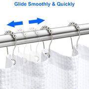 12 Sets of Shower Curtain Hooks