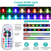 4Pcs Landscape Lights Color Changing