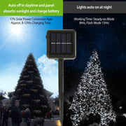 Solar String Lights – 22M, 8 Modes