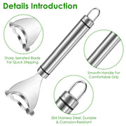 2PCS Stainless Steel Corn Peelers