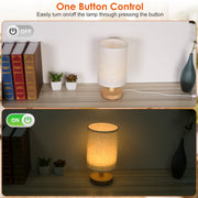 Modern Bedside Lamp with USB Plug