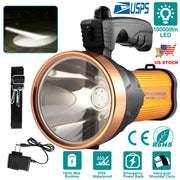 100000lm IPX6 LED Camping Flashlight Torch