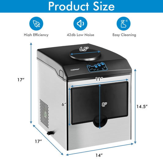 2-in-1 Ice Maker & Water Dispenser