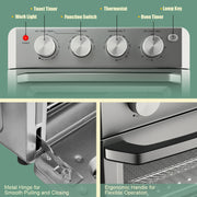19 Qt Dehydrate Air Fryer Toaster Oven