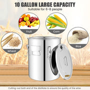 40L Juicer Maker with Dual Stainless Steel Pots