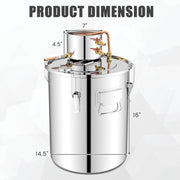 40L Juicer Maker with Dual Stainless Steel Pots