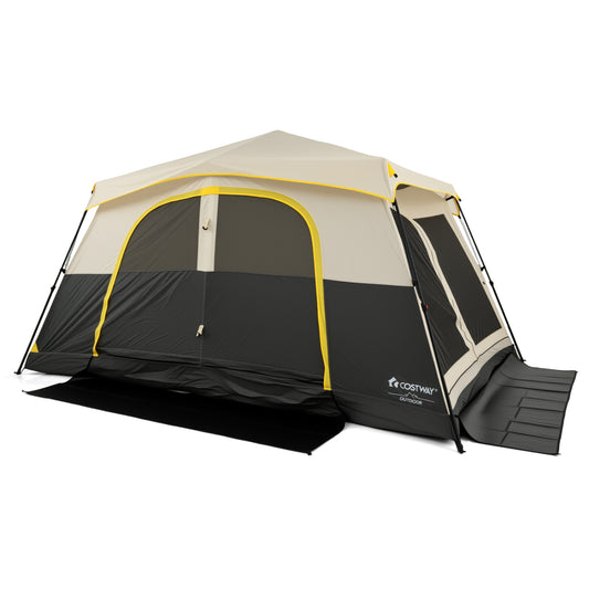 10 Person Instant Cabin Tent with Rainfly 13ft x 9ft