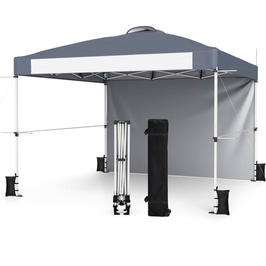 10x10 Pop-Up Canopy Tent with Roller Bag and Adjustable Height