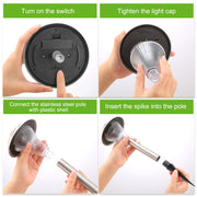 12Packs Solar Garden Lights Outdoor