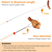 Extendable Marshmallow & Hot Dog Skewers