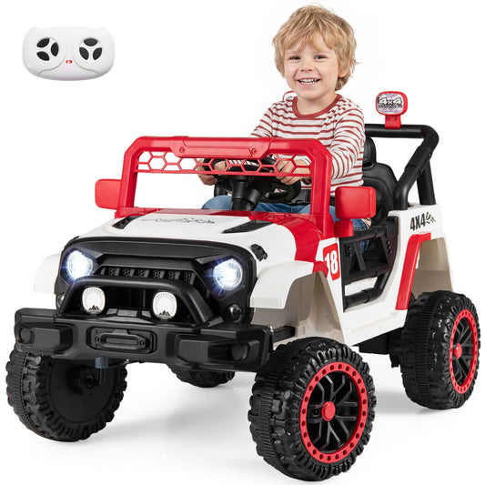 12V Kids Ride On Truck with Remote Control and 3 Speeds