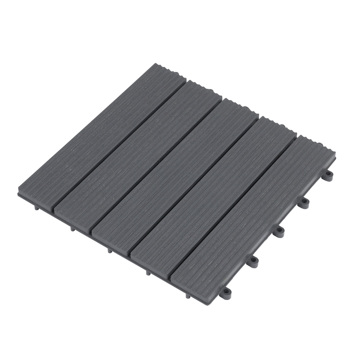 Interlocking Deck Tiles 12x12 Inch Waterproof PP Plastic