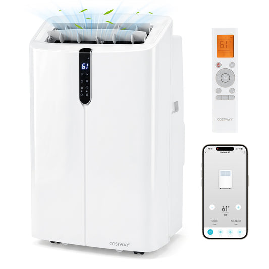 14000 BTU Smart Portable Air Conditioner with App & Voice Control