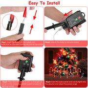 Solar Christmas Candy Cane Lights
