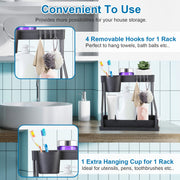 2 Pack 2-Tier Under Sink Organizer