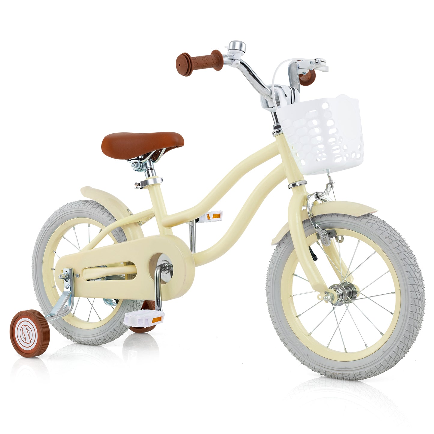 14/16/18 Inch Kids Bike Adjustable with Training Wheels Ages 3-8 Years Olds-18 inches - 16 Inches