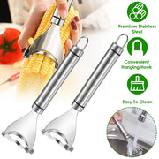 2PCS Stainless Steel Corn Peelers