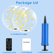Waterproof Inflatable Pool Decoration Lights