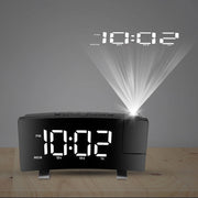 LED Projection Alarm Clock with Radio