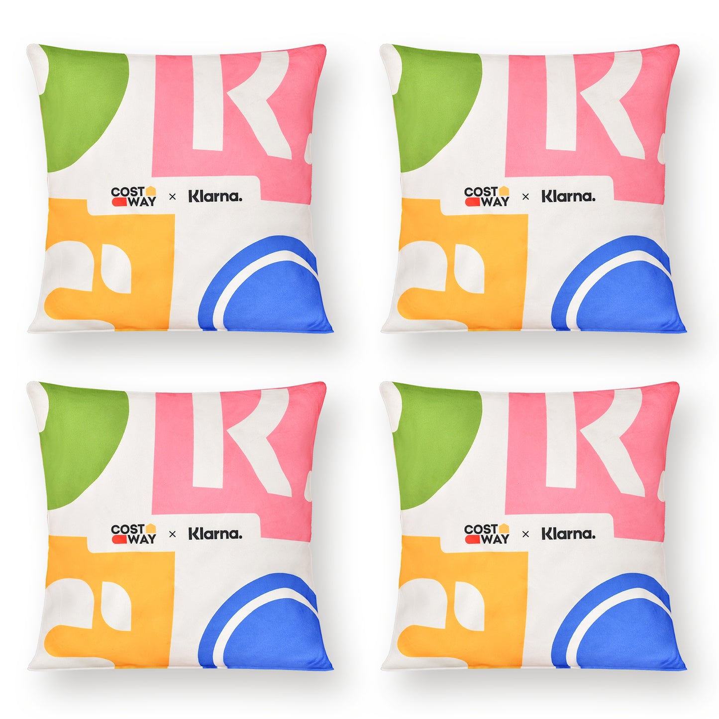 18 x 18 Inch Inches Square Throw Pillows with Removable and Washable Velvet Pillow Cases-Pink - Pink