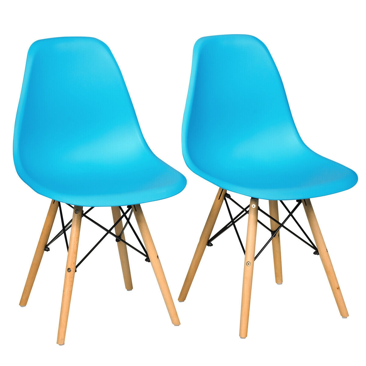 Set of 2 Mid-Century Modern DSW Dining Side Chair - Century Modern Dsw Dining Side Chair
