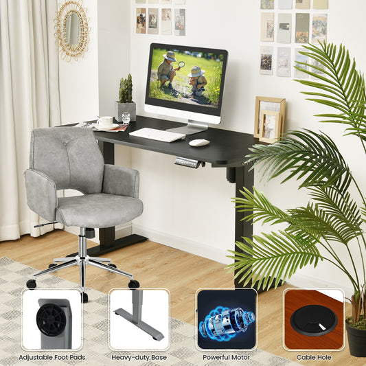 Electric Height Adjustable Standing Desk with Memory Controller