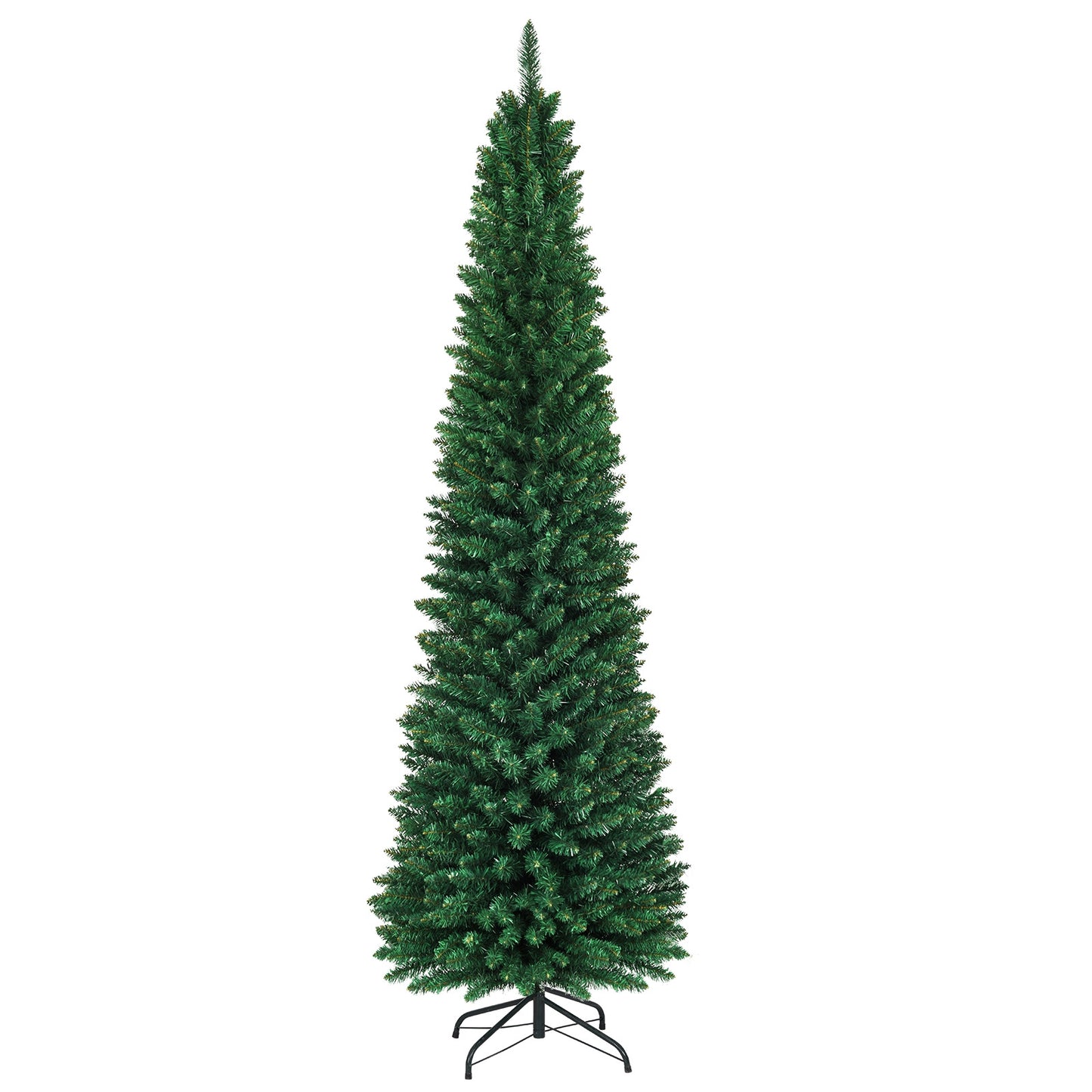 PVC Artificial Slim Pencil Christmas Tree-5 Feet - 8 Feet