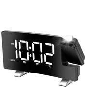 LED Projection Alarm Clock with Radio