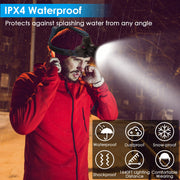 100000LM LED Headlamp 7 Lighting Modes Rechargeable Headlights