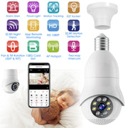E27 WiFi Bulb Camera 1080P FHD