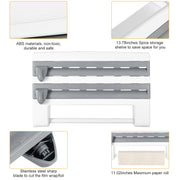 Wall-Mount Kitchen Roll Organizer