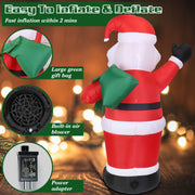 Blow up Light up Santa Claus