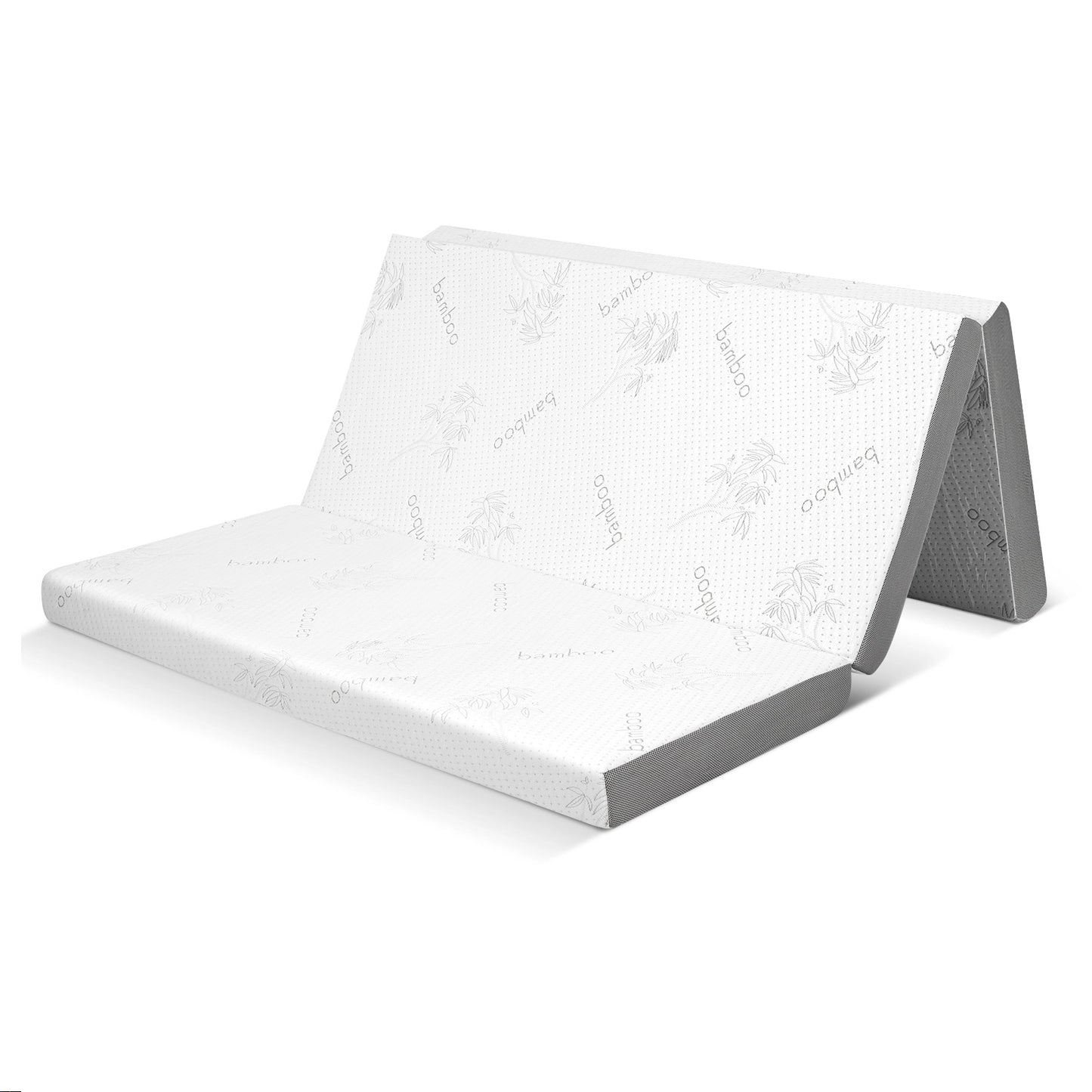 4 Inch Tri-fold Cooling Gel Memory Foam Mattress-Twin XL - Full Size