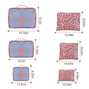 Water-Resistant Travel Organizers 9Pcs