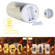 Battery Halloween Candles – 3-Pack with Timer