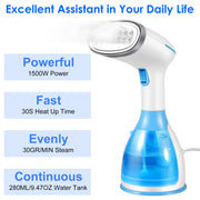 1500W Portable Handheld Clothes Steamer