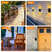 Outdoor Solar Wall Lights with Sensor