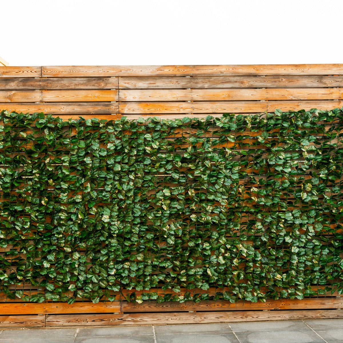 Faux Ivy Leaf Decorative Privacy Fence-59 x 95 Inch - 40 X 95 Inch