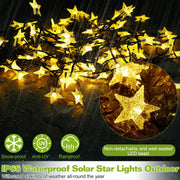 2Pcs Solar Powered String Lights