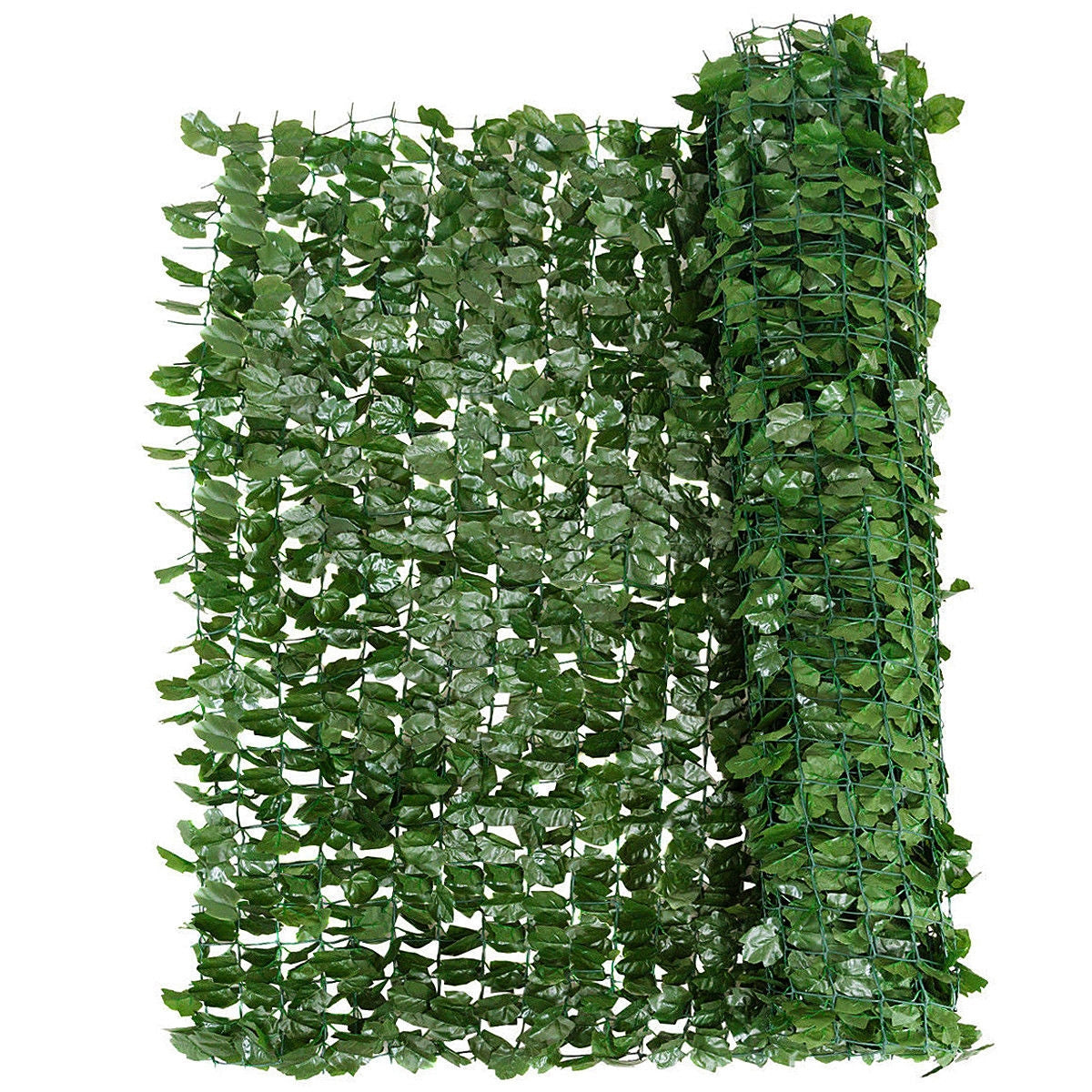 Faux Ivy Leaf Decorative Privacy Fence-59 x 95 Inch - 59 X 95 Inch