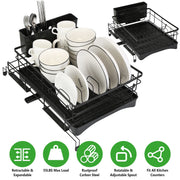 Retractable Dish Drying Rack
