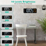 15.7in LED Digital Wall Clock with Remote Control