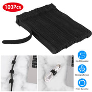 100Pcs Reusable Cable Ties