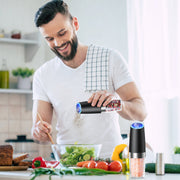 2Pcs Gravity Sensing Salt and Pepper Grinder