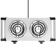 2000W Electric Dual Burner Portable Coil Heating