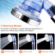 Ionic Filtration 3-Mode High-Pressure Shower Head