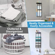 Wall-Mounted Rolled Towel Rack